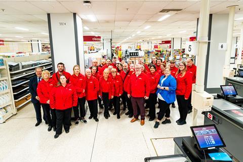 Staff at Plymouth Wilko store